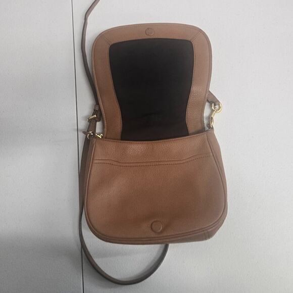 Marc Jacobs Saddle Crossbody Bag Tan Leather - Picture 10 of 14